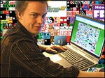 Alex Tew, creator of the million dollar homepage, as reported in this article by Tom Geoghegan of BBC News Magazine.
