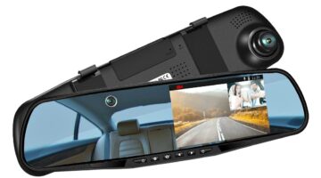 A dual-camera car cam for rideshare drivers