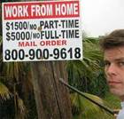 Investigative reporter, Rob Cockerham, uncovers a work-at-home scam. Photo (c) Rob Cockerham